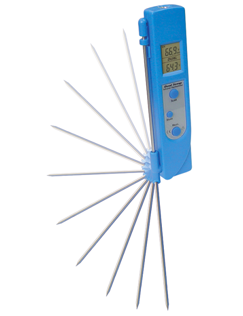 Dual Temp'-Thermometer - 1:1 Ir/Contact